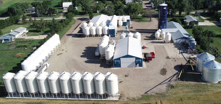 Ens Farms aerial view